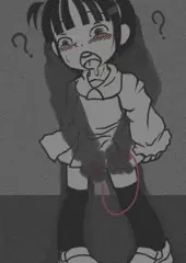 悪戯を楽しむ少女