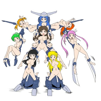 女体合体ロボ