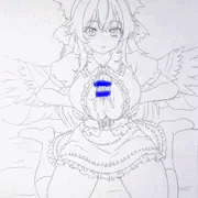 お空ちゃんにパイズリレクチャーを施す。