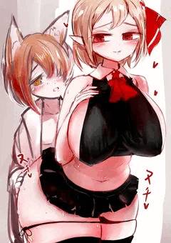 おいなりさんを食べるルーミアちゃん