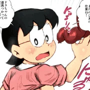 触手に襲われるのび太ママ。