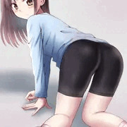 部屋着の少女