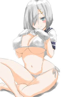 水着浜風