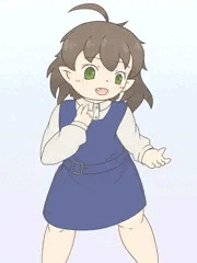 女の子立ち絵＋おむつ＆裸体差分
