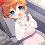 助手席のぴりかちゃん