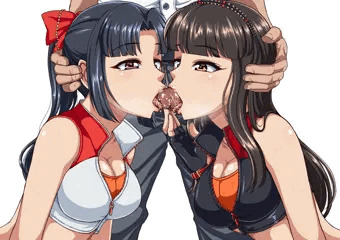 仲良くおしゃぶり