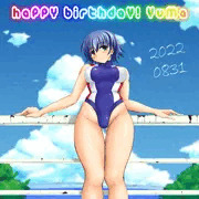 由真誕生日絵2022