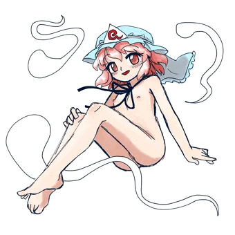 帽子オンリー幽々子