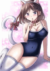 スク水と猫耳と女の子④