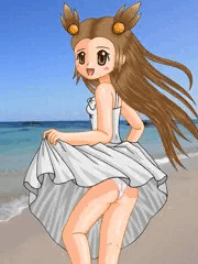 ミカンと海