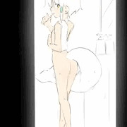 入浴後のるかは無防備