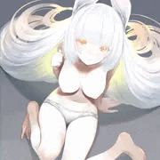 白いウサギとそのパンツ