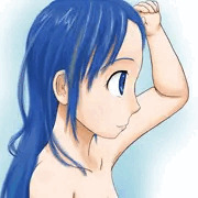 上半身裸像：五月雨という少女