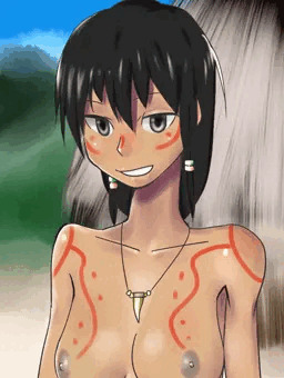 原住民の女の子だってエロ目線には気づく