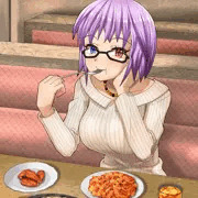 代理ちゃんのファミレス食事風景