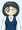 制服眼鏡っ娘（眼鏡なし差分あり）
