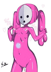 顔封印スライム化少女