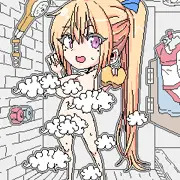 川神舞 ドットGIFアニメ