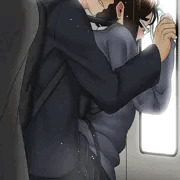 満員電車で仕方なく密着する鉄JK
