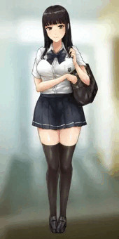 恵体ムチムチJK立ち絵