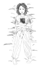 平成、ある休日　ラフ