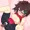 うちの子　チアコス　穴あきスパッツエッチ GIFアニメ