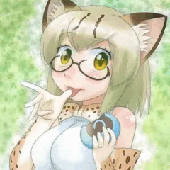 おやつをたべるまね～じゃ～
