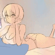 夕日で主人公の使用済みコンドームを照らす冥ちゃん