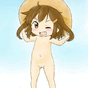裸麦わら帽子雷ちゃん