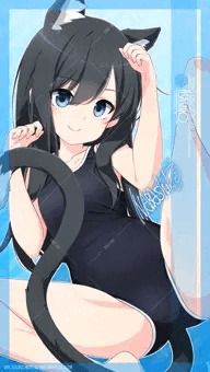 猫耳スク水「朝潮(艦これ)」240709