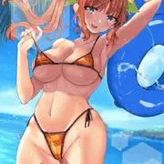 夏色まつりのハイレグビキニ