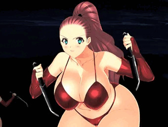 セクシーおでこポニーテール女戦闘員