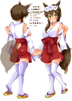 夕ちゃん二面図