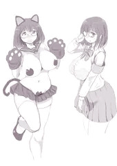 ネコの日ネコミミコスプレ風紀委員