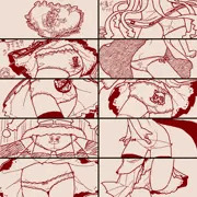 手書きパンツ９