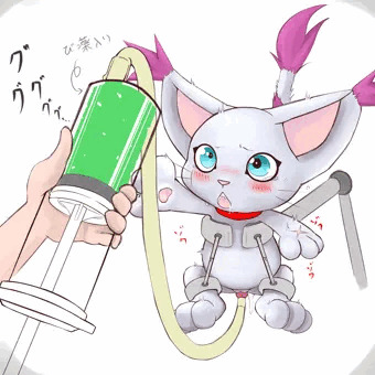 デジタルにゃんこの腹ボテ計画