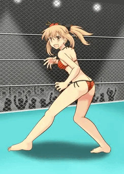 地下リングで試合 メアリ(サマー☆3)