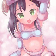 「羊コスしたよー」
