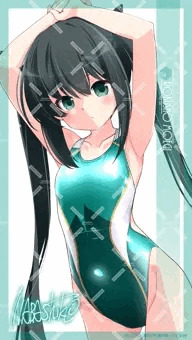 250512「緑青萌木(オリジナル)」競泳水着