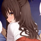 巫女服の美柑ちゃんと