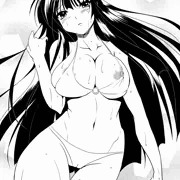 看板娘の黒髪娘詰め合わせ。