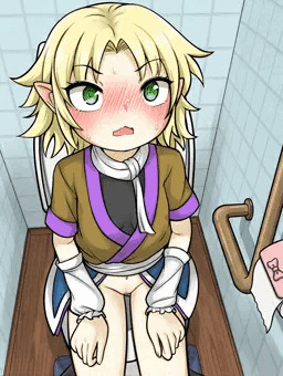 突然トイレのドアを開けられたJOKER姉貴