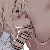 玉舐め乳搾りコキJK