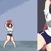 悪夢屋敷・無限牢獄　敵敗北エロシーン基本アニメーション27