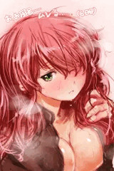 看板娘（風呂に入れず6日目）