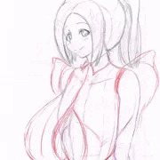 織姫_ポニテ_ラフ