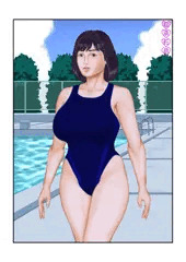告知　起承転結～競泳水着プール編　販売中内容