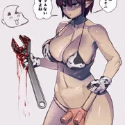 牛柄ビキニ