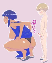 褐色痴女とムクムクショタ