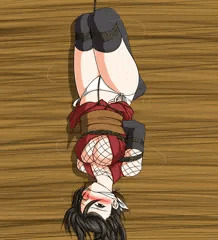 くノ一逆さ吊り